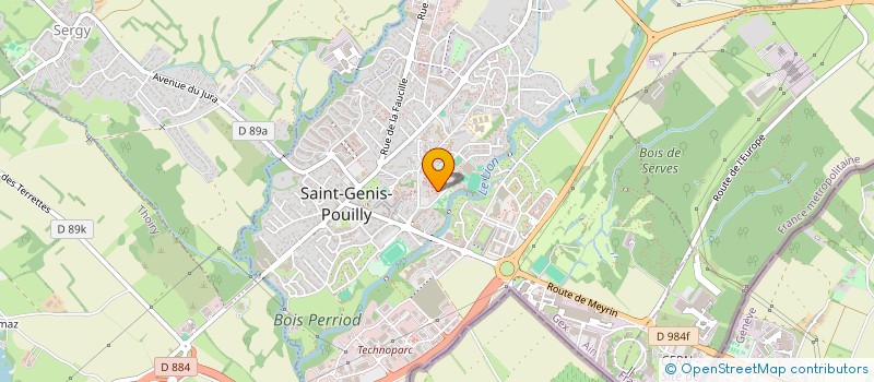 localisation de l'entreprise ANTIRUST TECHNOLOGY(FRANCE)SARL à SAINT-GENIS-POUILLY