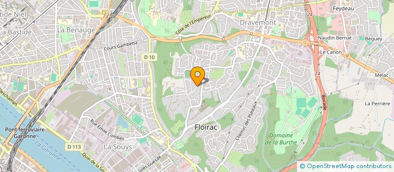 localisation de l'entreprise ANTISLASH à FLOIRAC