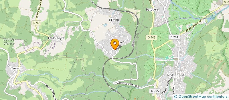 localisation de l'entreprise ANTISLASH STUDIO  CHANAT-LA-MOUTEYRE