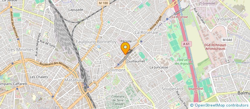localisation de l'entreprise ANTISTATIC - EVENEMENTS ET PROMOTION à TOULOUSE