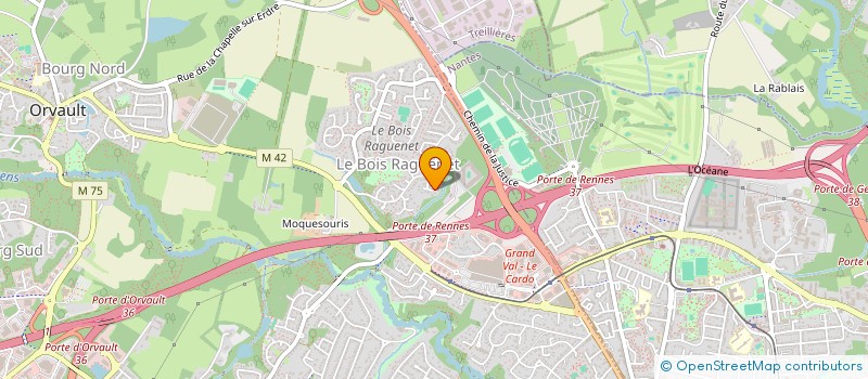 localisation de l'entreprise ANTITAG à ORVAULT