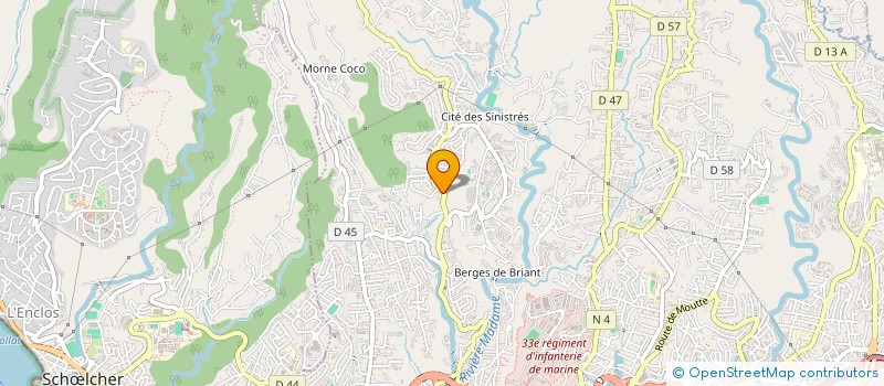 localisation de l'entreprise ANTITHESE  FORT-DE-FRANCE