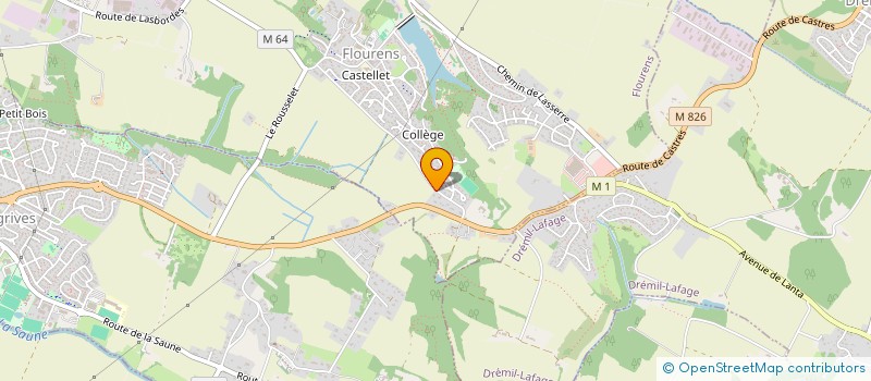 localisation de l'entreprise ANTITIA 31  FLOURENS