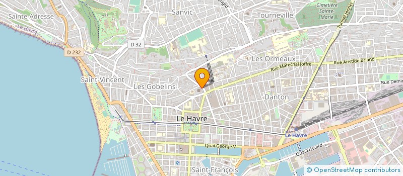 localisation de l'entreprise ANTIVOL SYSTEM NORMANDIE à LE HAVRE