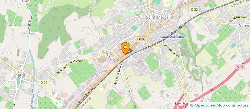 localisation de l'entreprise ANTIX-38  SAINT-MARCELLIN