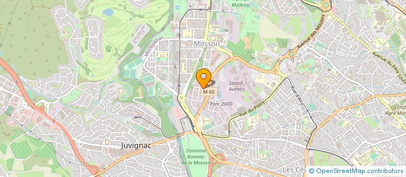 localisation de l'entreprise ANTIZO à MONTPELLIER