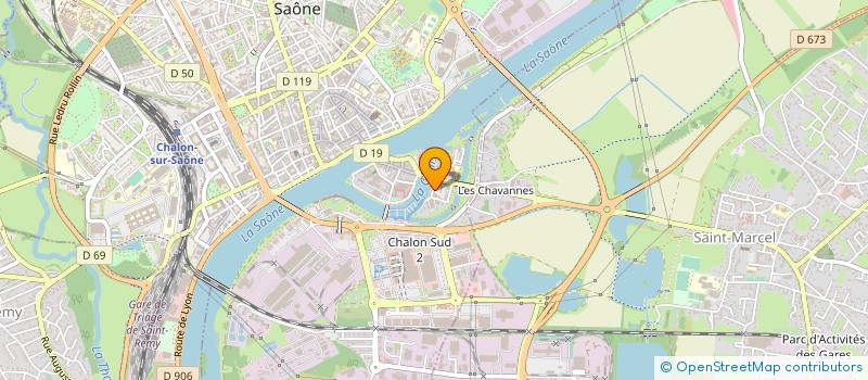 localisation de l'entreprise ANTJU à CHALON-SUR-SAONE