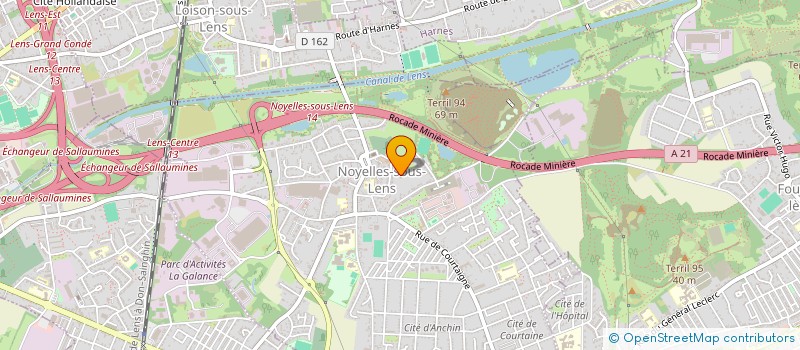 localisation de l'entreprise ANTNTHERY  NOYELLES-SOUS-LENS