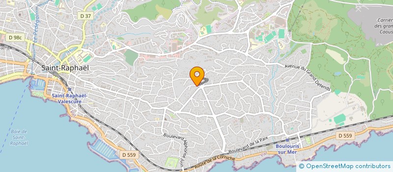 localisation de l'entreprise ANTO  SAINT-RAPHAEL