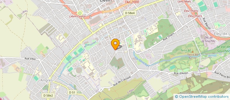 localisation de l'entreprise ANTO  LIEVIN