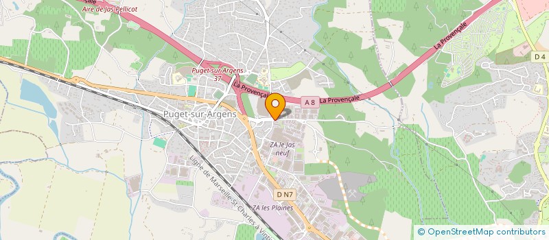 localisation de l'entreprise ANTO  PUGET-SUR-ARGENS