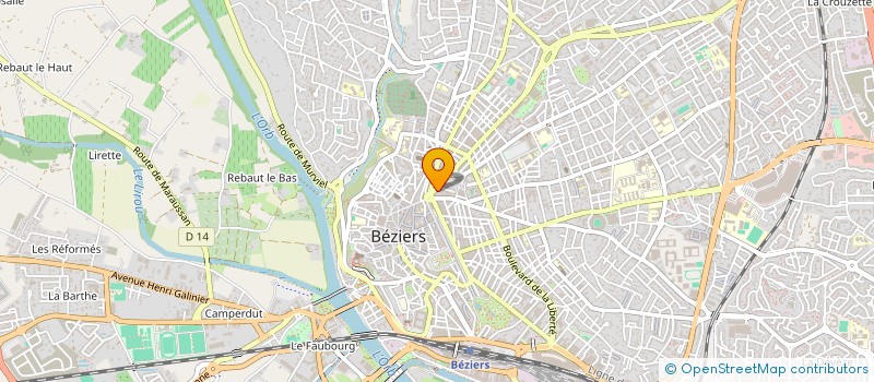 localisation de l'entreprise ANTO  BEZIERS