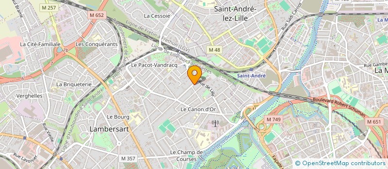 localisation de l'entreprise ANTO FOOD & CIE à LAMBERSART