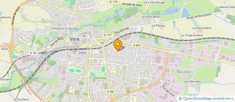 localisation de l'entreprise ANTO IMMO  VITRE