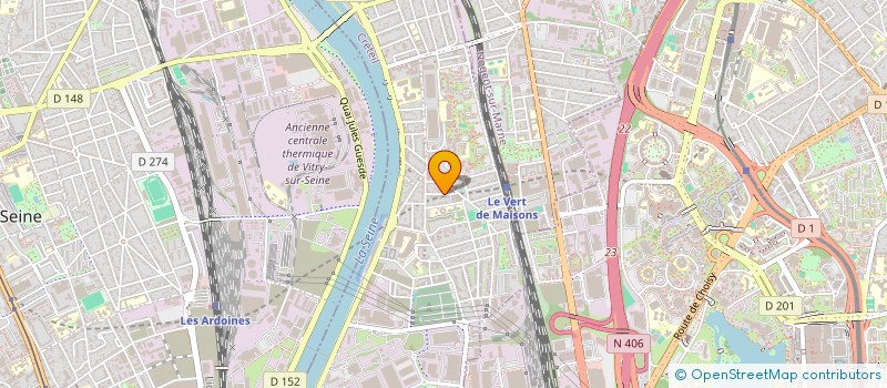 localisation de l'entreprise ANTO LV à ALFORTVILLE