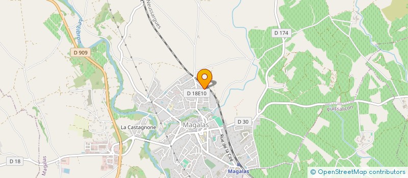 localisation de l'entreprise ANTO-SERVICES  MAGALAS