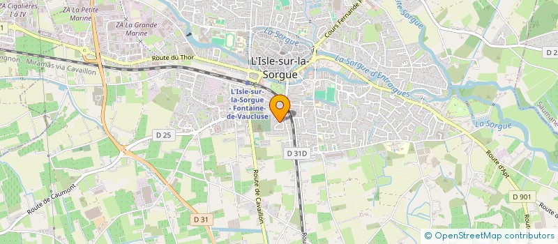 localisation de l'entreprise ANTO VARO MUSIC  L'ISLE-SUR-LA-SORGUE