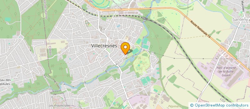 localisation de l'entreprise ANTOCHRIS  VILLECRESNES