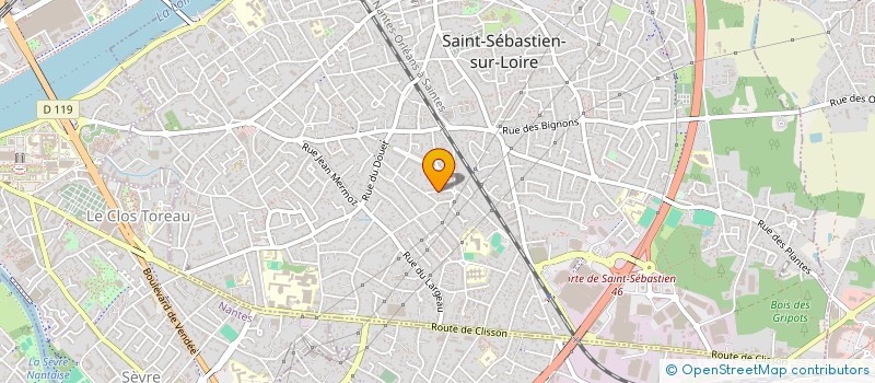 localisation de l'entreprise ANTODICE à SAINT-SEBASTIEN-SUR-LOIRE