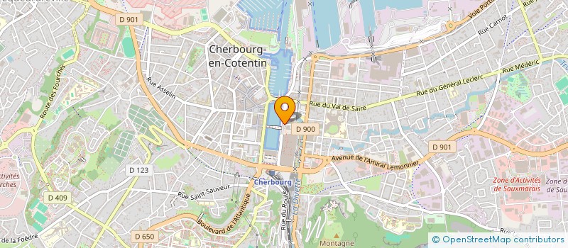 localisation de l'entreprise ANTODIS à CHERBOURG-EN-COTENTIN