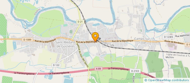 localisation de l'entreprise ANTOIN ALBERT ET LAURE  COUTRAS