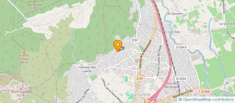 localisation de l'entreprise ANTOINE  LA FARLEDE