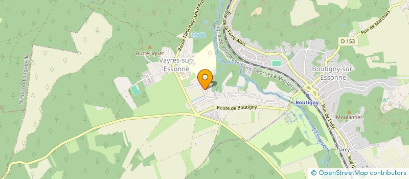 localisation de l'entreprise ANTOINE  VAYRES-SUR-ESSONNE