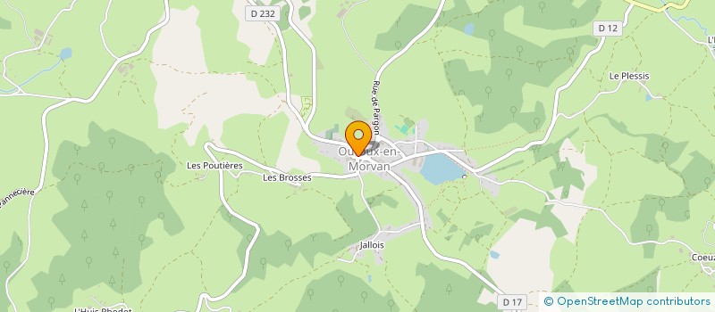 localisation de l'entreprise ANTOINE à OUROUX-EN-MORVAN