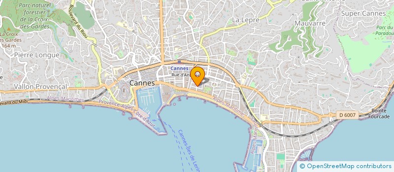 localisation de l'entreprise ANTOINE à CANNES