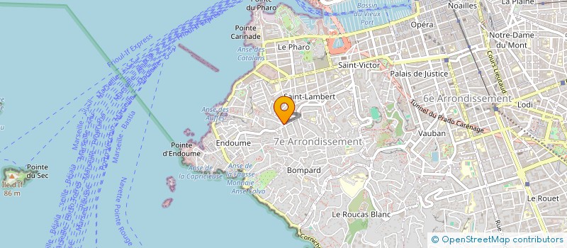 localisation de l'entreprise ANTOINE à MARSEILLE