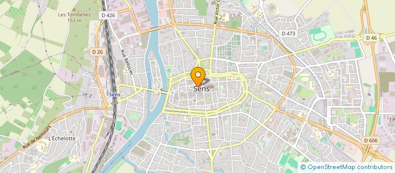 localisation de l'entreprise ANTOINE à SENS