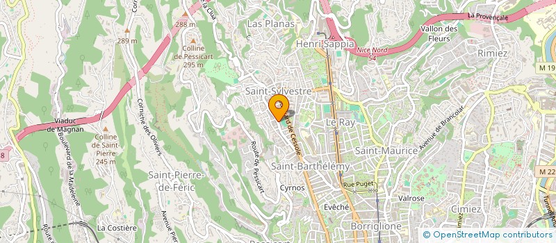 localisation de l'entreprise ANTOINE  NICE