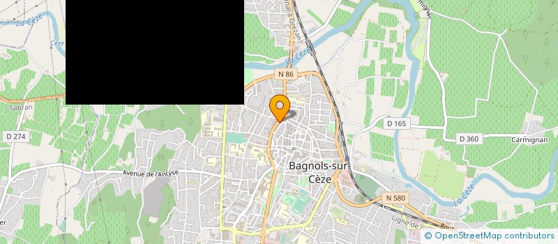 localisation de l'entreprise ANTOINE AND CO à BAGNOLS-SUR-CEZE