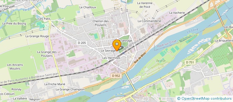 localisation de l'entreprise ANTOINE ANTIER  LUSSAULT SUR LOIRE