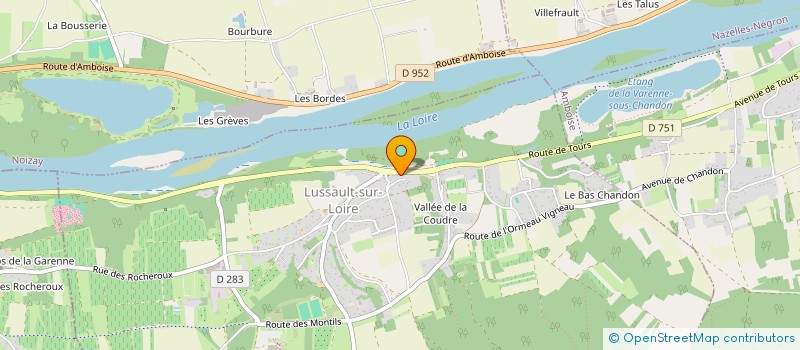 localisation de l'entreprise ANTOINE ANTIER INVEST  LUSSAULT SUR LOIRE