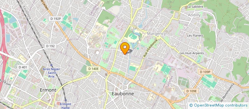 localisation de l'entreprise ANTOINE AZOULAY IMMOBILIER ET PLACEMENTS à EAUBONNE