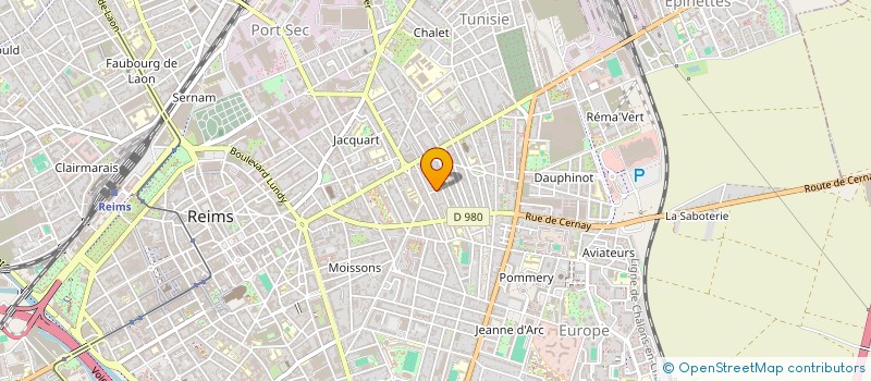 localisation de l'entreprise ANTOINE BARBA ARCHITECTE  TINQUEUX