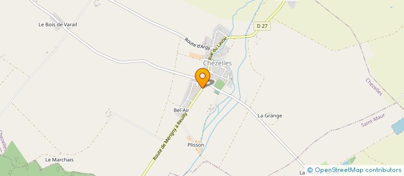 localisation de l'entreprise ANTOINE BATI BOIS à CHEZELLES