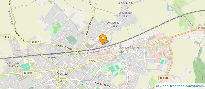 localisation de l'entreprise ANTOINE BAUDUIN à YVETOT