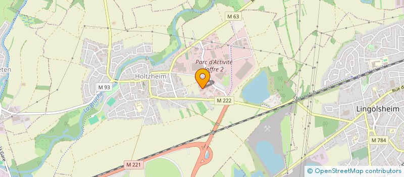 localisation de l'entreprise ANTOINE BC  HOLTZHEIM