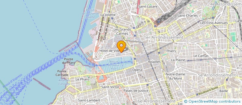 localisation de l'entreprise ANTOINE BEAU ARCHITECTURE  MARSEILLE