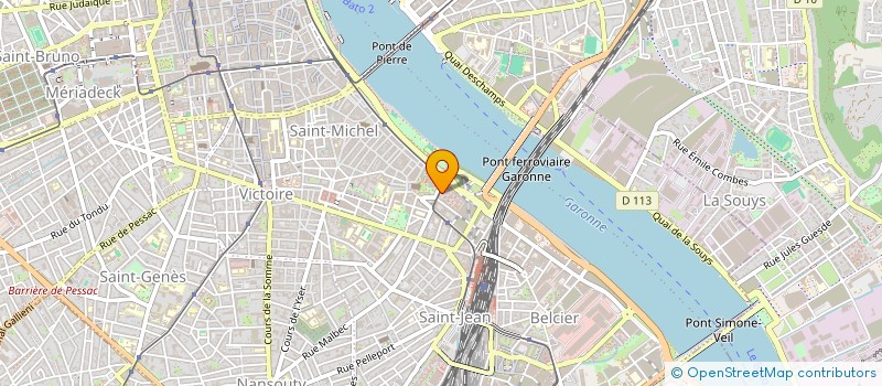 localisation de l'entreprise ANTOINE BRISCADIEU COMMISSAIRE-PRISEUR JUDICIAIRE  BORDEAUX