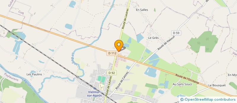 localisation de l'entreprise ANTOINE CAILLEAU  VIELMUR-SUR-AGOUT