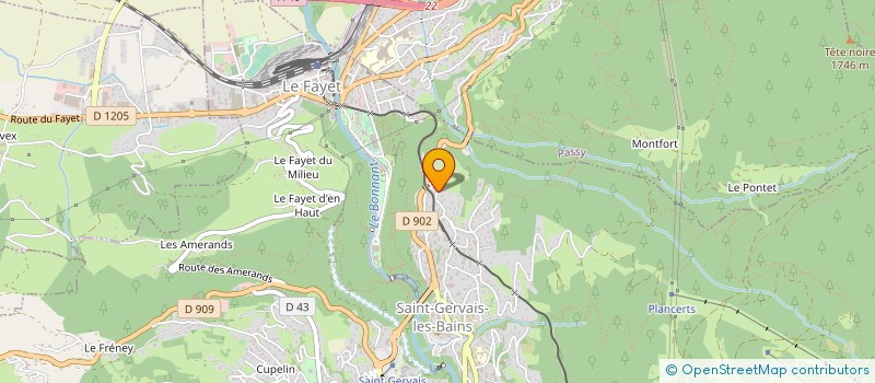 localisation de l'entreprise ANTOINE CARRELAGE  SAINT-GERVAIS-LES-BAINS