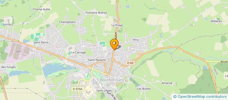 localisation de l'entreprise ANTOINE DESSOLIN à BOURBON-LANCY