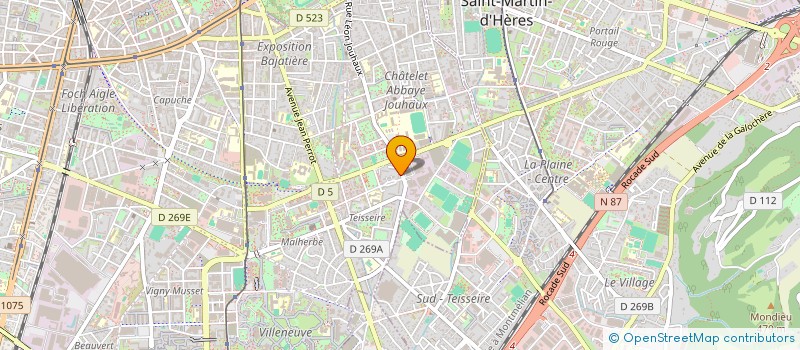 localisation de l'entreprise ANTOINE - DISTRIB  GRENOBLE