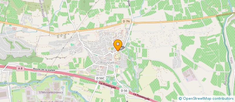 localisation de l'entreprise ANTOINE DIXNEUF OSTEOPATHIE  ROUSSET