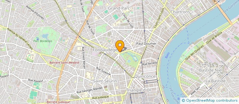 localisation de l'entreprise ANTOINE DOLBEAU ARCHITECTE  BORDEAUX