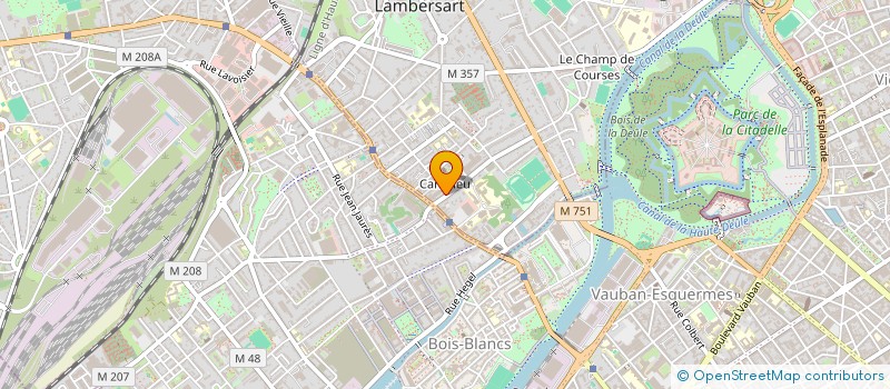 localisation de l'entreprise ANTOINE DUMORTIER à LAMBERSART
