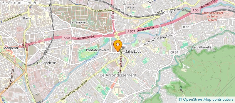 localisation de l'entreprise ANTOINE ELECTRICITE à MARSEILLE